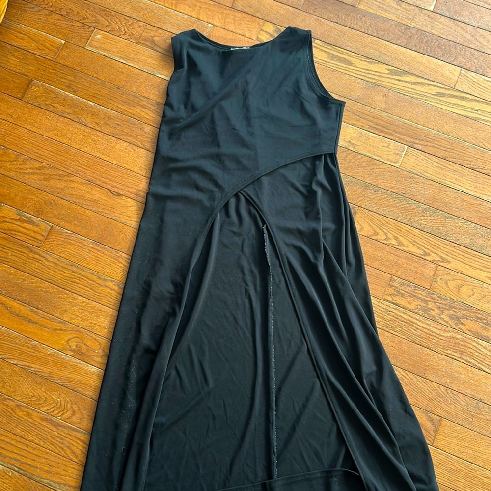 Daniel Laurent black long dress top